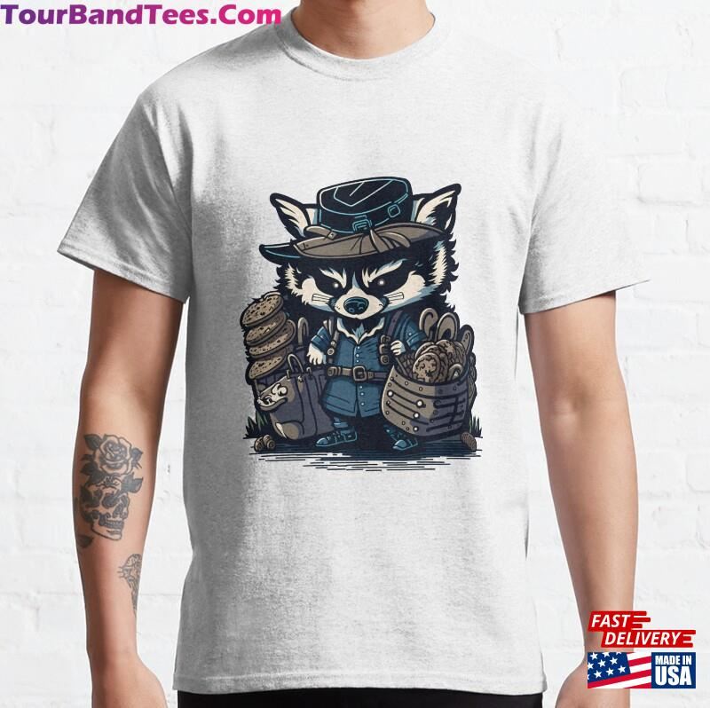 Cookie Bandit Raccoon Classic T-Shirt Unisex Sweatshirt 29Uf182496 – Utopia Fashion