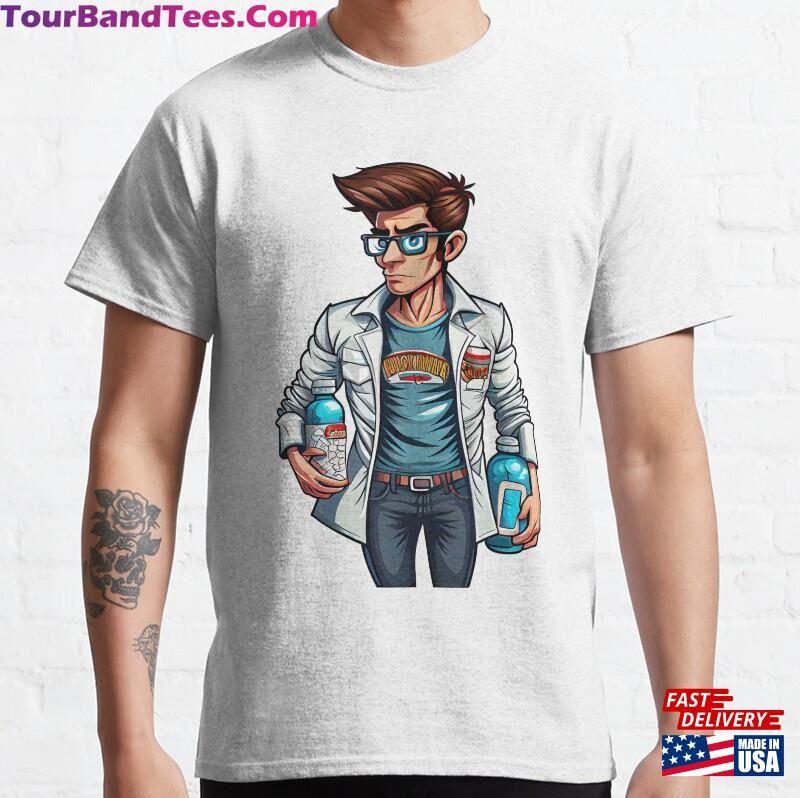 Cool Cartoon Crazy Pharmacist Classic T-Shirt 29Uf182664 – Utopia Fashion