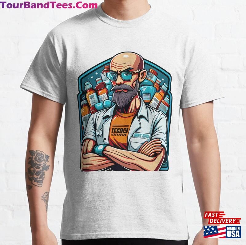 Cool Cartoon Crazy Pharmacist Classic T-Shirt Sweatshirt 29Uf182562 – Utopia Fashion