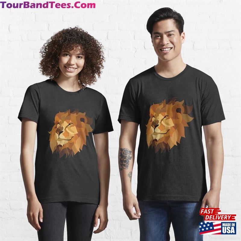 Cool Lion Head Design With Bright Colorful T-Shirt Shirt Unisex Classic 29Uf177383 – Utopia Fashion