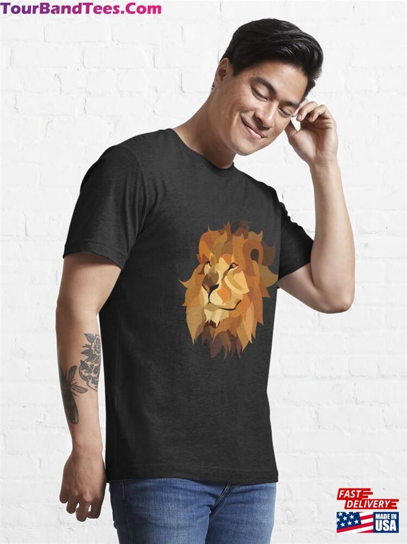 Cool Lion Head Design With Bright Colorful T-Shirt Shirt Unisex Classic 29Uf177383 – Utopia Fashion