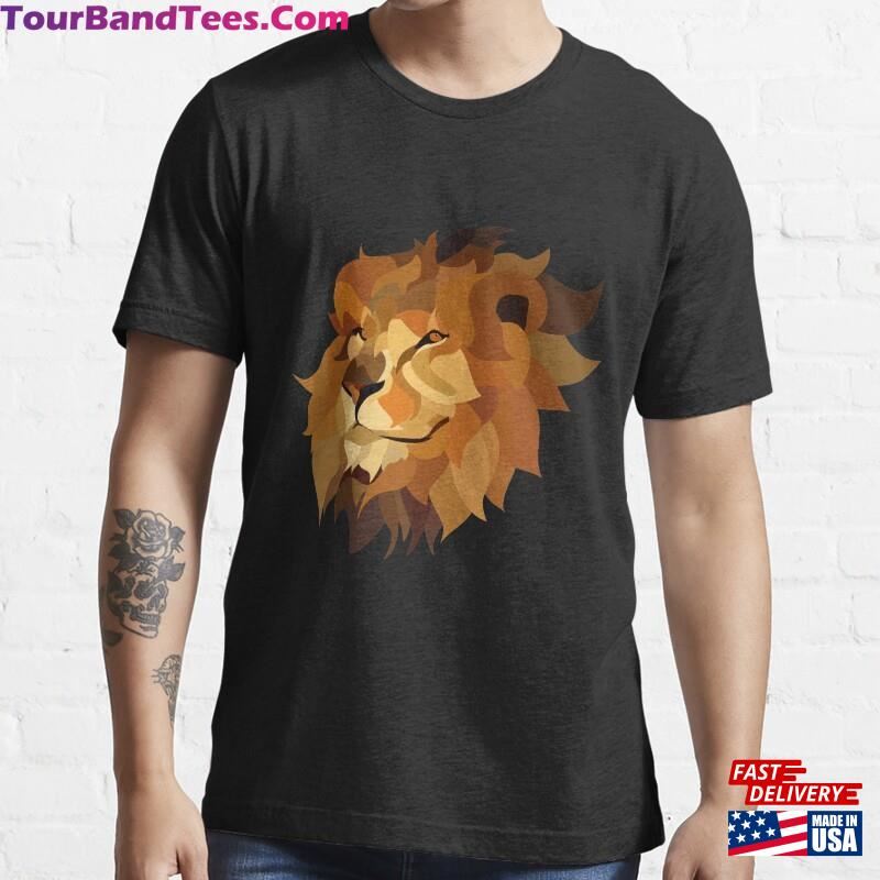 Cool Lion Head Design With Bright Colorful T-Shirt Shirt Unisex Classic 29Uf177383 – Utopia Fashion