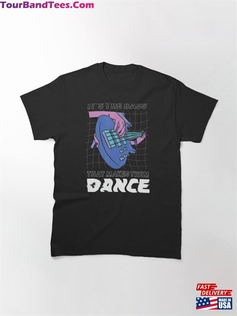 Cool Synthwave Vaporwave Aesthetic Bass Makes Them Dance Classic T-Shirt Hoodie 29Uf172533 – Utopia Fashion