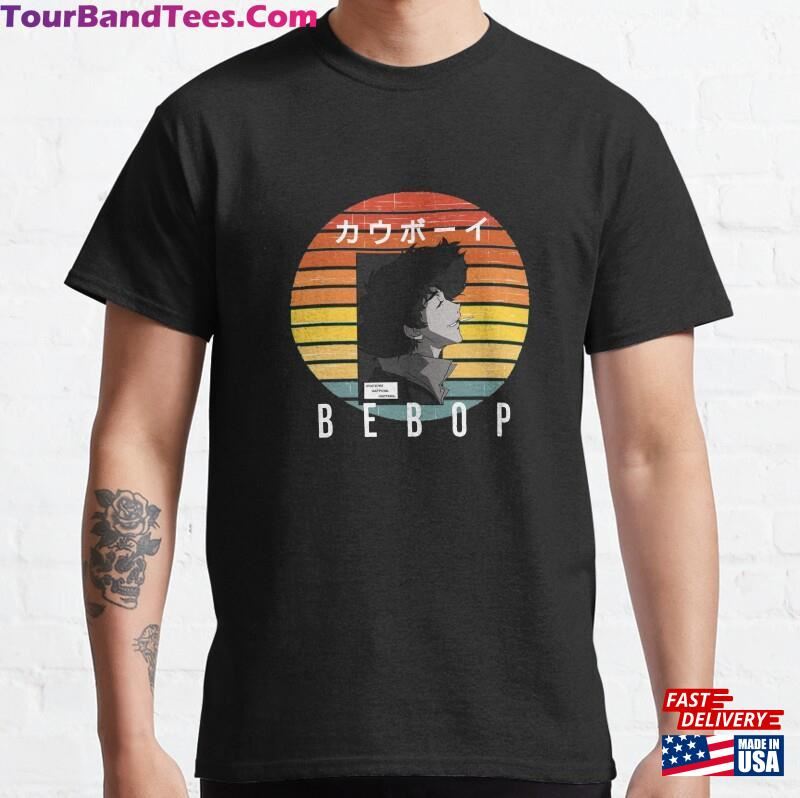 Cowboy Bebop Behind Retro Sun Classic T-Shirt 29Uf187889 – Utopia Fashion