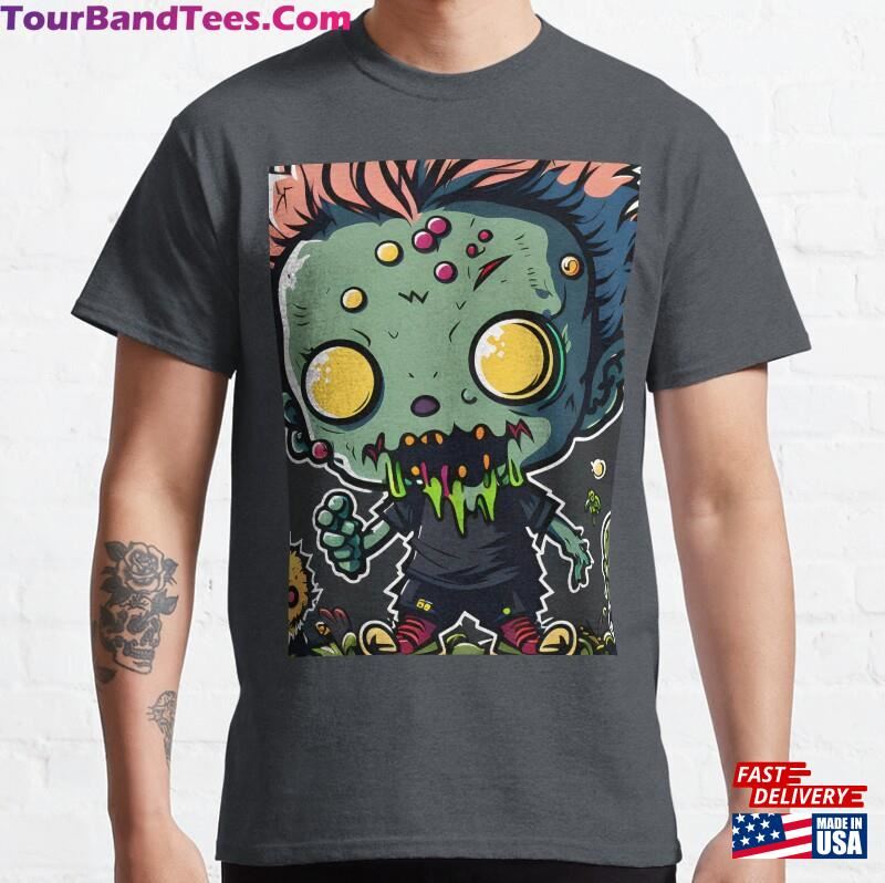 Crazy Little Hungry Zombie Classic T-Shirt Hoodie Unisex 29Uf166184 – Utopia Fashion