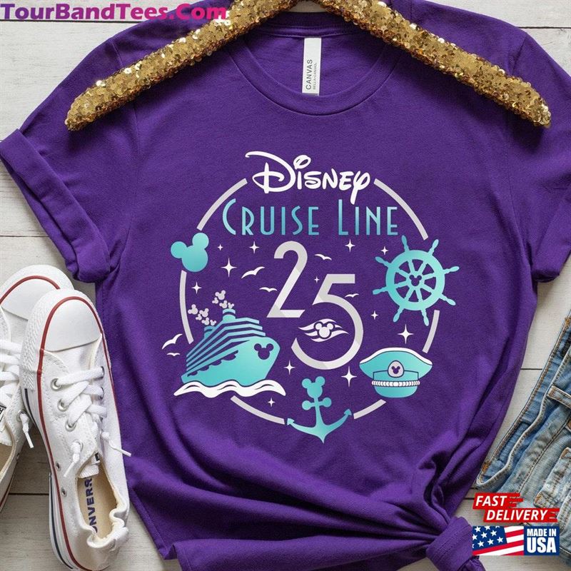 Cruise Line 25Th Silver Anniversary At Sea Shirt Family T-Shirt Disney Vacations Sweatshirt 29Uf172865 – Utopia Fashion