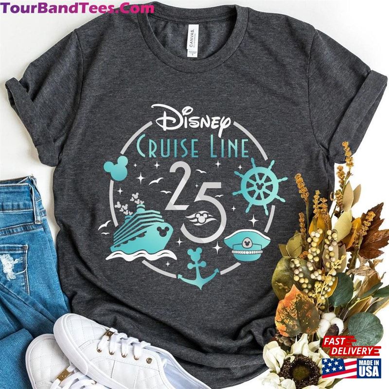 Cruise Line 25Th Silver Anniversary At Sea Shirt Family T-Shirt Disney Vacations Sweatshirt 29Uf172865 – Utopia Fashion