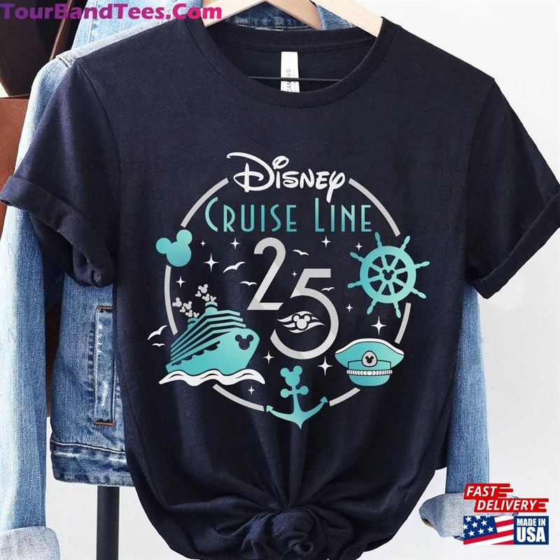 Cruise Line 25Th Silver Anniversary At Sea Shirt Family T-Shirt Disney Vacations Sweatshirt 29Uf172865 – Utopia Fashion