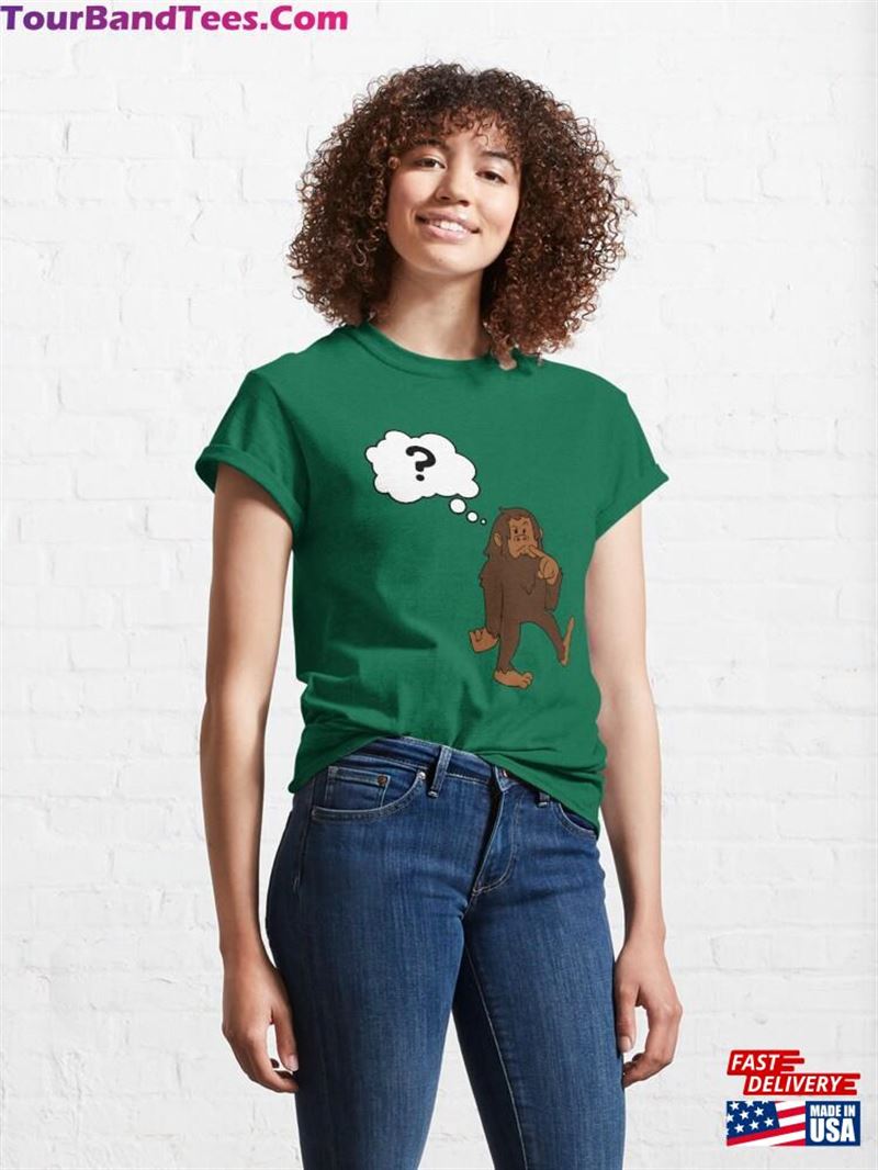 Curious Bigfoot Cartoon Style T-Shirt Classic 29Uf182008 – Utopia Fashion