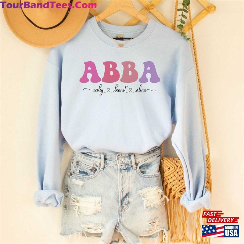 Custom Abba With Kids Names Sweatshirt Hoodie 29Uf168380 – Utopia Fashion