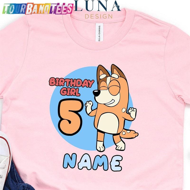 Custom Bluey Birthday Party T-Shirt Girl Shirt Bingo Sweatshirt 29Uf174909 – Utopia Fashion