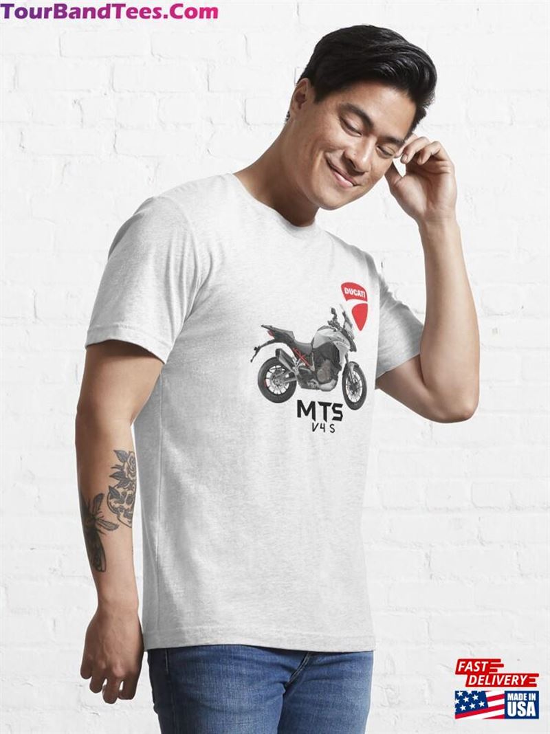 Custom Design Apparel Amp Accessories Of Ducati Mts V4 S Essential T-Shirt Unisex Classic 29Uf177543 – Utopia Fashion