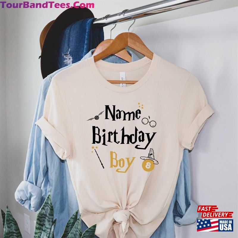 Custom Family Wizard Birthday Shirt Magic Personalized Sweatshirt Classic 29Uf186879 – Utopia Fashion