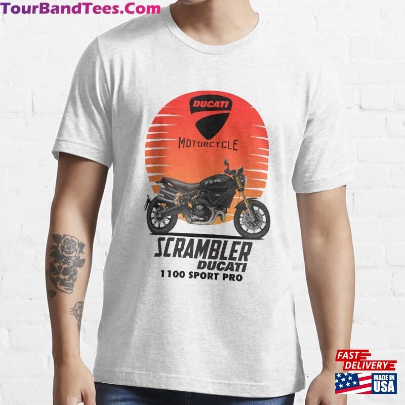 Custom Graphic Design Apparel Amp Accessories Of Ducati Scrambler Sport Pro Essential T-Shirt Hoodie 29Uf182797 – Utopia Fashion