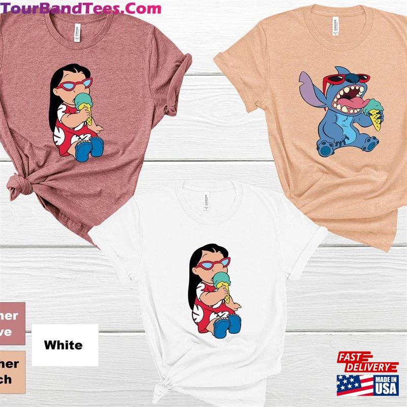 Custom Lilo And Stitch Shirt Disney Matching Disneyworld Vacation Hoodie T-Shirt 29Uf186520 – Utopia Fashion