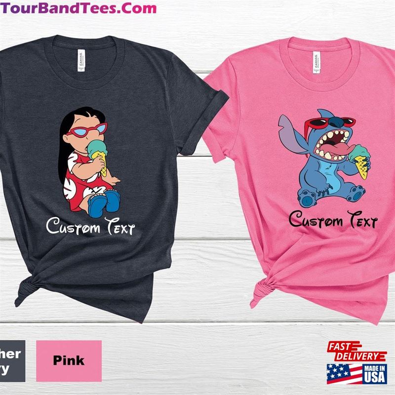 Custom Lilo And Stitch Shirt Disney Matching Disneyworld Vacation Hoodie T-Shirt 29Uf186520 – Utopia Fashion