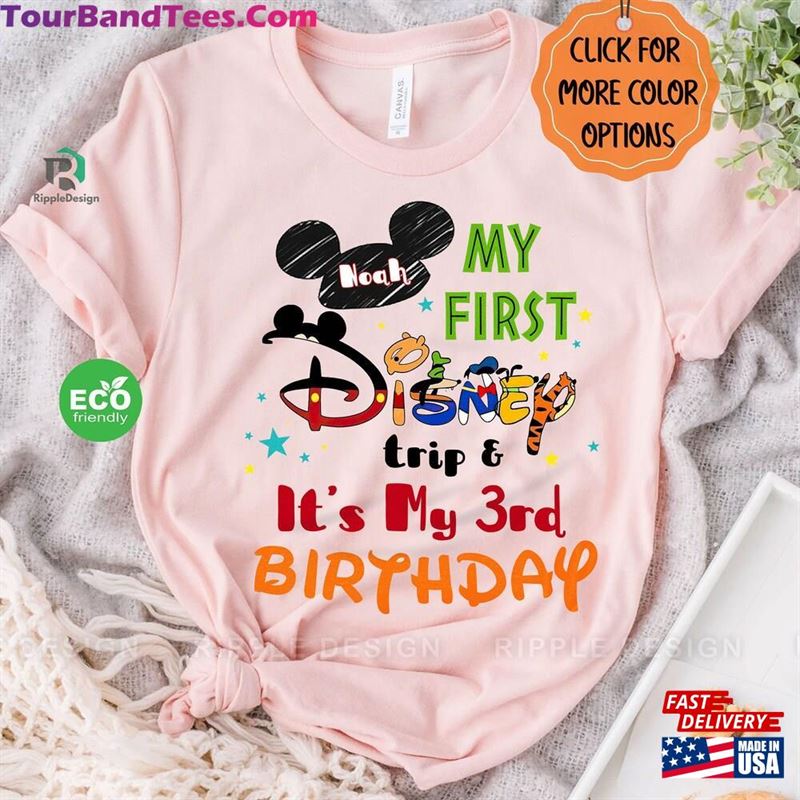 Custom Name Birthday Disney Trip Shirt Kids T-Shirt Gift For Baby Boy Girl Sweatshirt 29Uf182575 – Utopia Fashion