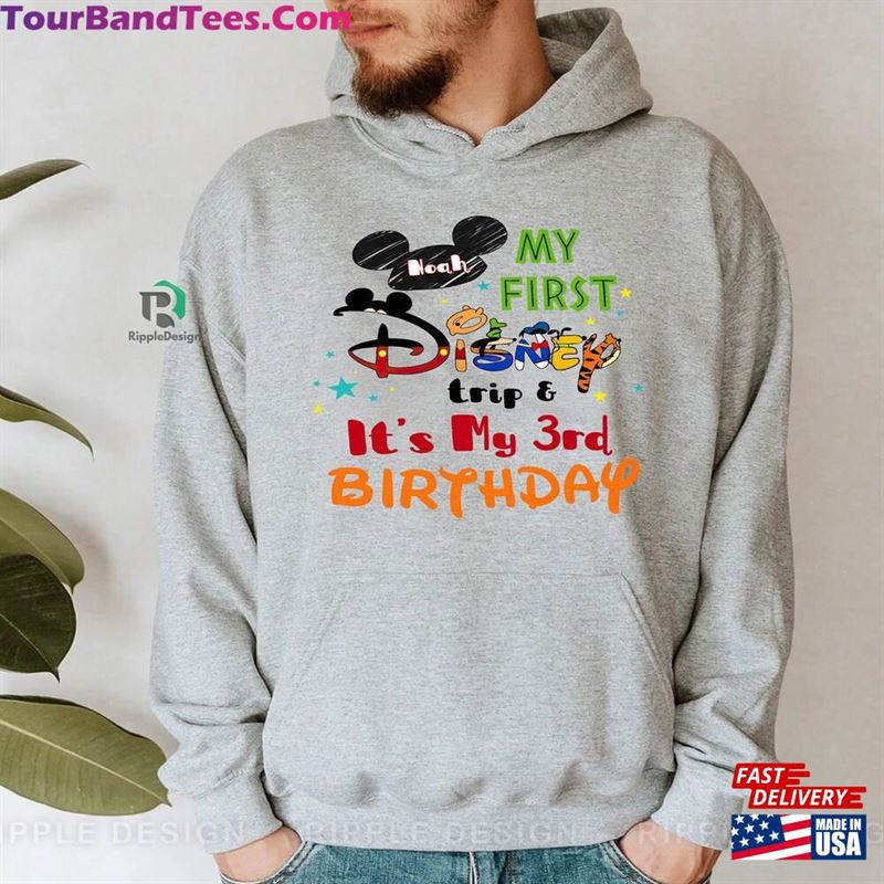 Custom Name Birthday Disney Trip Shirt Kids T-Shirt Gift For Baby Boy Girl Sweatshirt 29Uf182575 – Utopia Fashion