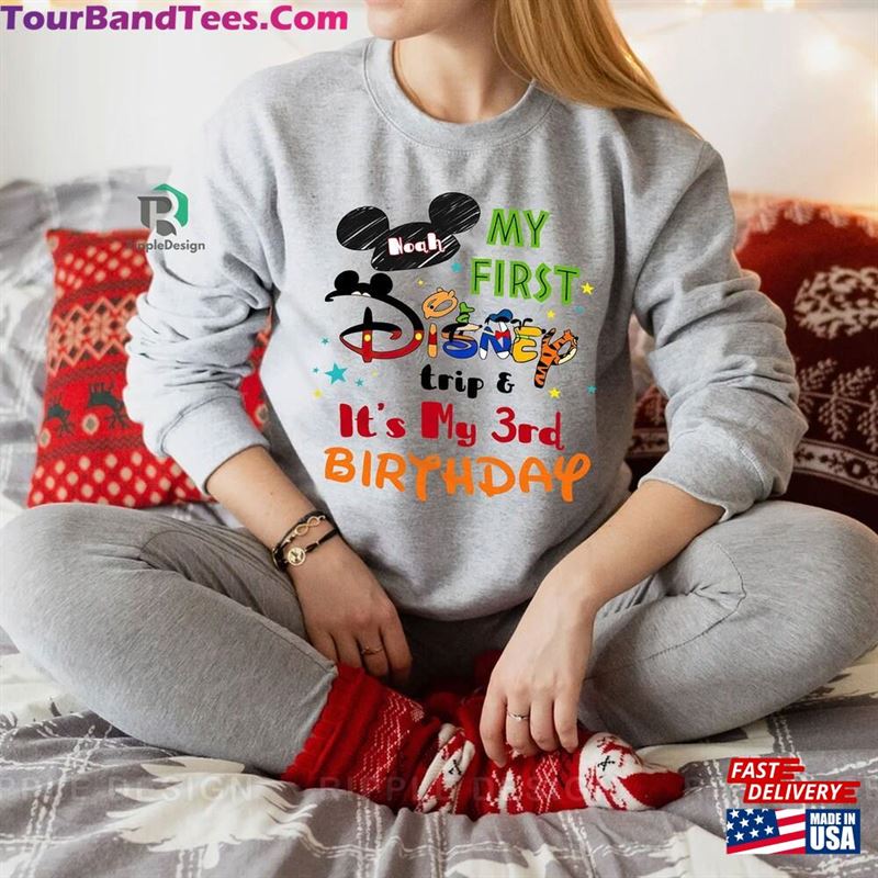 Custom Name Birthday Disney Trip Shirt Kids T-Shirt Gift For Baby Boy Girl Sweatshirt 29Uf182575 – Utopia Fashion