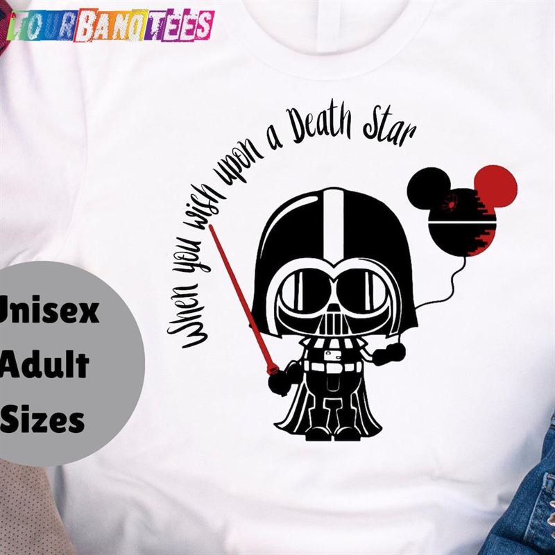 Custom Vader With Mickey Balloon T-Shirt Shirt For Star Wars Fans Theme Unisex 29Uf179432 – Utopia Fashion