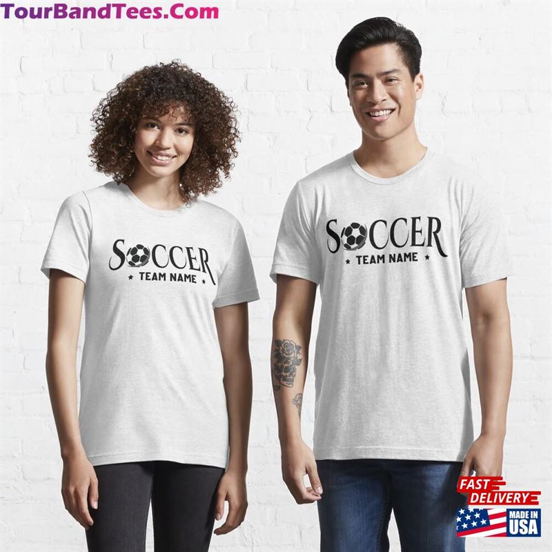 Customized Soccer Custom Text Soulsportz Read The Descriptions Essential T-Shirt Hoodie Classic 29Uf187210 – Utopia Fashion