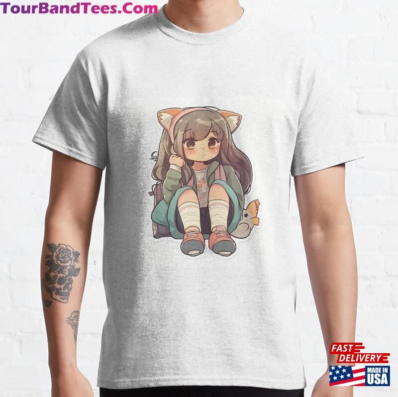 Cute Anime Character Sticker Shirt Hoodie Classic 29Uf172692 – Utopia Fashion