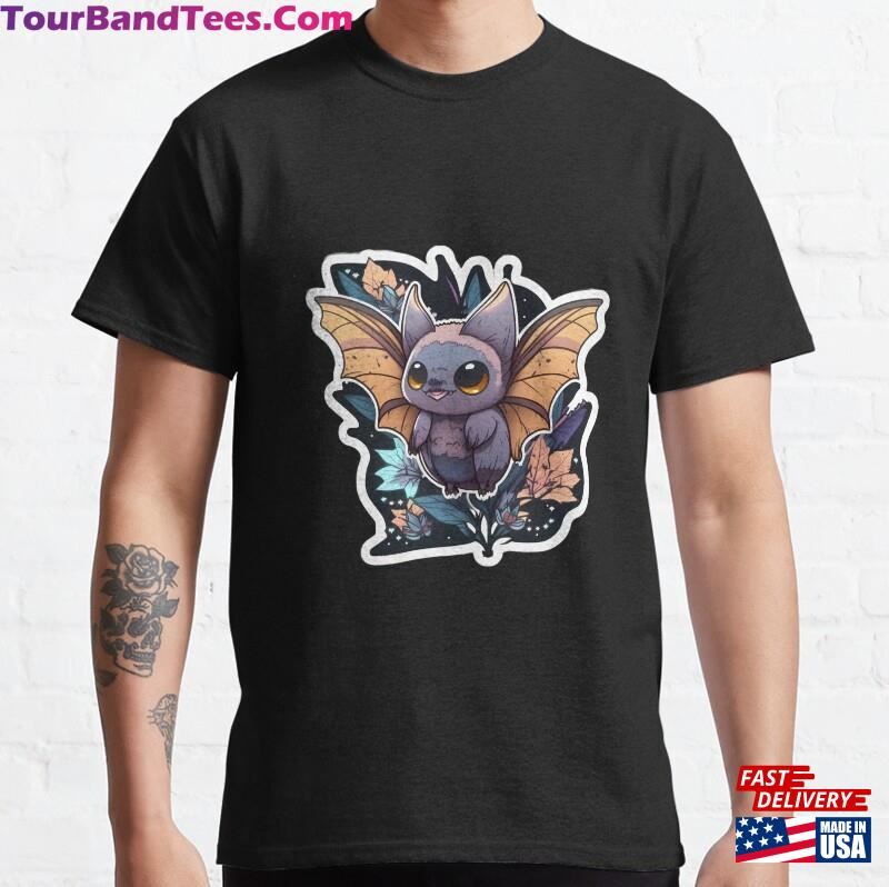 Cute Bat T-Shirt Playful And Fun Animal Inspired Apparel Classic 29Uf182690 – Utopia Fashion