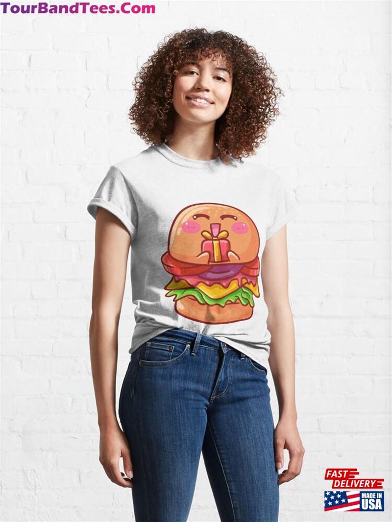 Cute Burger Gift Classic T-Shirt Sweatshirt 29Uf167498 – Utopia Fashion