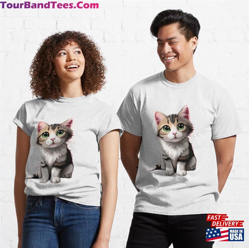 Cute Cat Classic T-Shirt Hoodie 29Uf167760 – Utopia Fashion