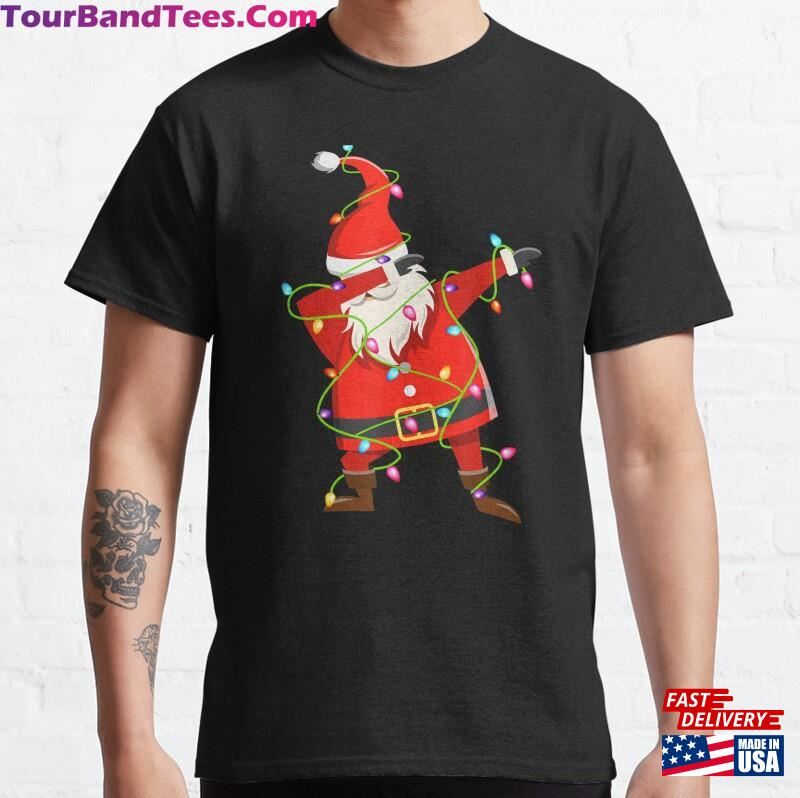 Cute Christmas Santa Claus Dabbing Dance Classic T-Shirt Unisex 29Uf172779 – Utopia Fashion