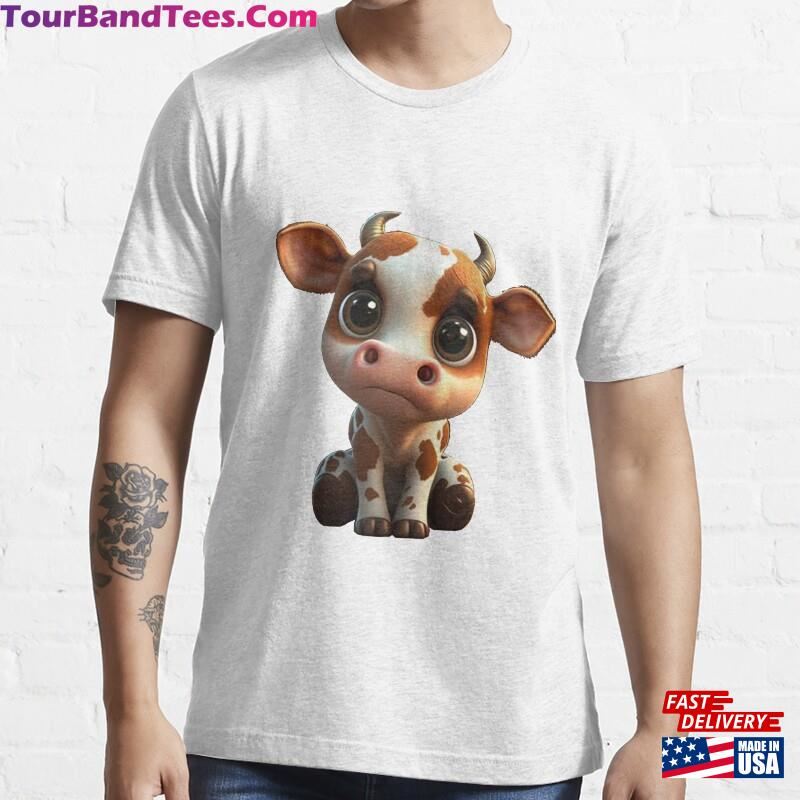 Cute Cow Shirt Crewneck Sweatshirt Funny T-Shirt Unisex 29Uf177087 – Utopia Fashion