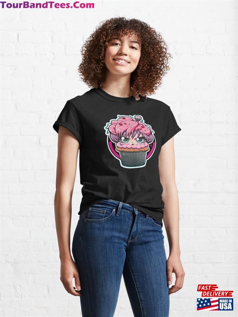 Cute Cyberpunk Kawaii Cupcake Classic T-Shirt Hoodie Unisex 29Uf167315 – Utopia Fashion