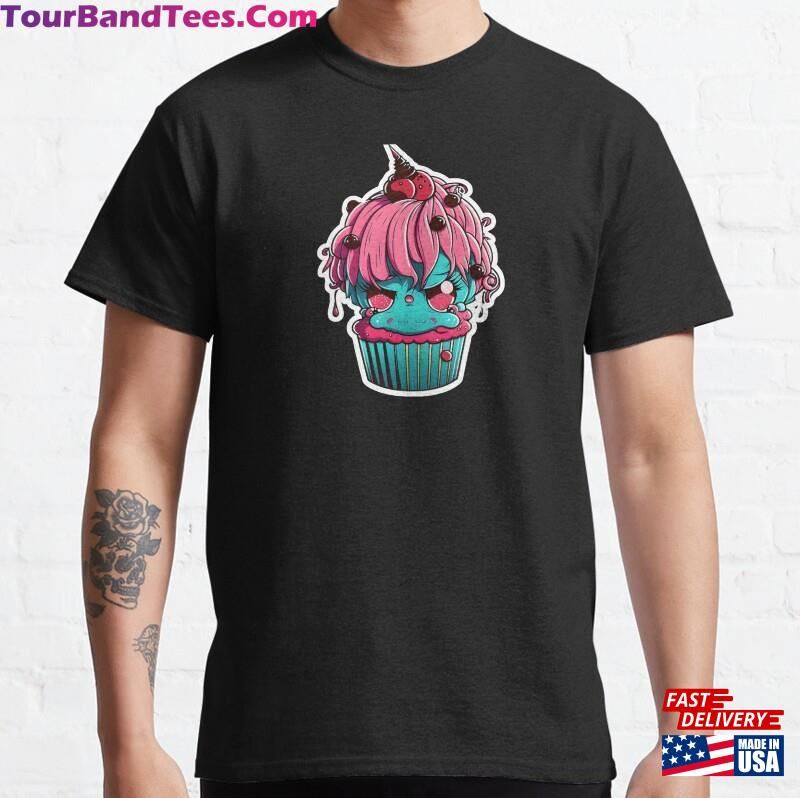 Cute Cyberpunk Kawaii Cupcake Classic T-Shirt Sweatshirt 29Uf167272 – Utopia Fashion