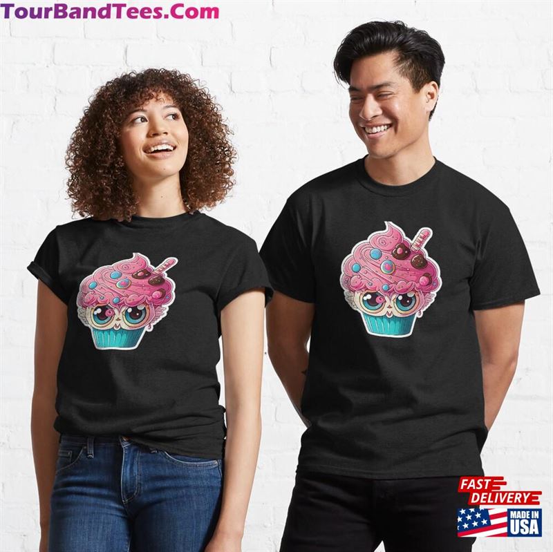 Cute Cyberpunk Kawaii Cupcake Classic T-Shirt Sweatshirt 29Uf167048 – Utopia Fashion