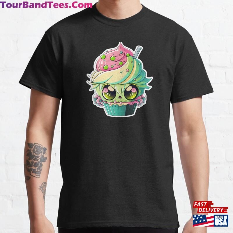 Cute Cyberpunk Kawaii Cupcake Classic T-Shirt Unisex 29Uf167082 – Utopia Fashion