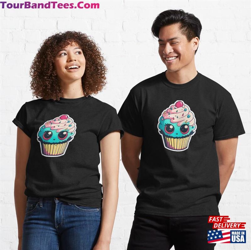 Cute Cyberpunk Kawaii Cupcake Classic T-Shirt Unisex 29Uf166991 – Utopia Fashion