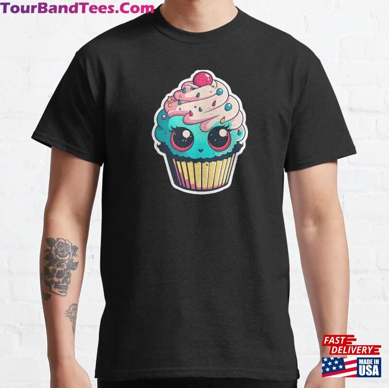 Cute Cyberpunk Kawaii Cupcake Classic T-Shirt Unisex 29Uf166991 – Utopia Fashion