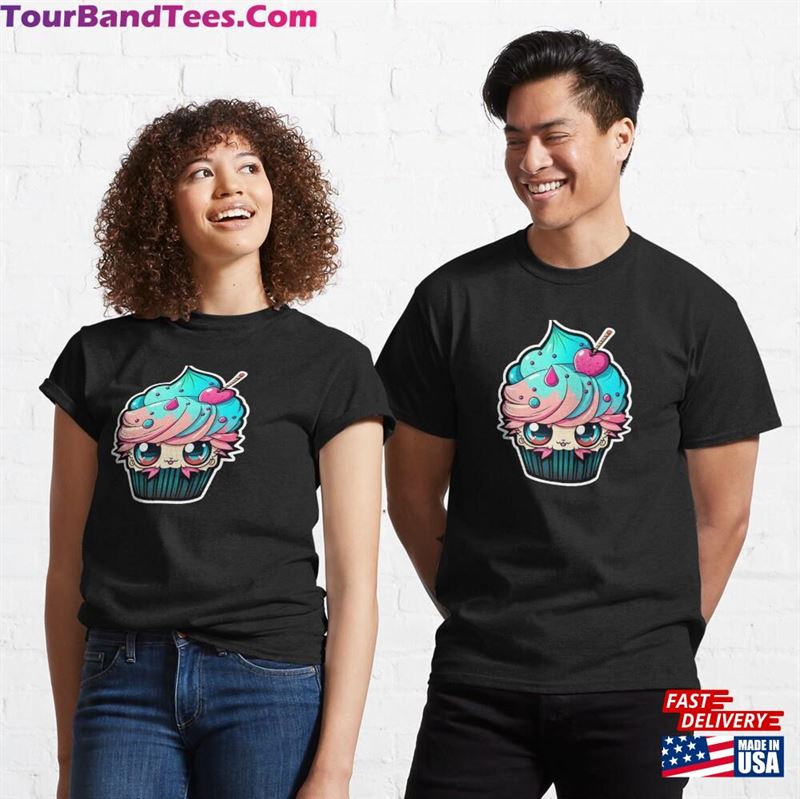 Cute Cyberpunk Kawaii Cupcake Classic T-Shirt Unisex Sweatshirt 29Uf166835 – Utopia Fashion