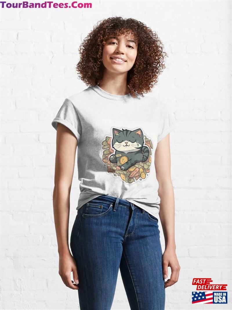 Cute Funny Cat Sticker Shirt Unisex Sweatshirt 29Uf177035 – Utopia Fashion