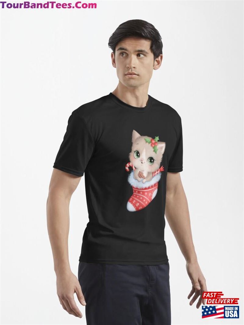 Cute Kitty Active T-Shirt Classic Unisex 29Uf187176 – Utopia Fashion