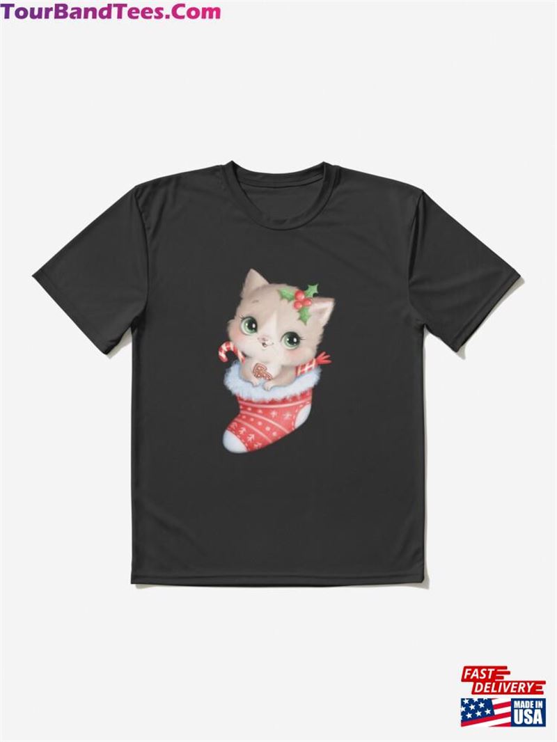 Cute Kitty Active T-Shirt Classic Unisex 29Uf187176 – Utopia Fashion