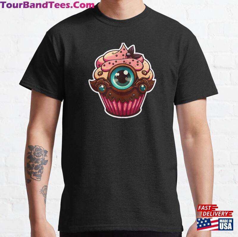 Cute Steampunk Kawaii Cupcake Classic T-Shirt Hoodie Sweatshirt 29Uf166397 – Utopia Fashion