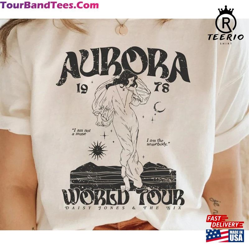 Daisy And The Six Aurora Shirt Brilliant Taylor Jenkins Reid T-Shirt Classic 29Uf167056 – Utopia Fashion