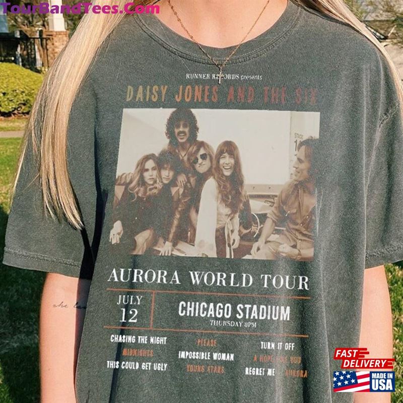 Daisy Jones And The Six Vintage T-Shirt Aurora Merch World Tour Sweatshirt 29Uf177701 – Utopia Fashion