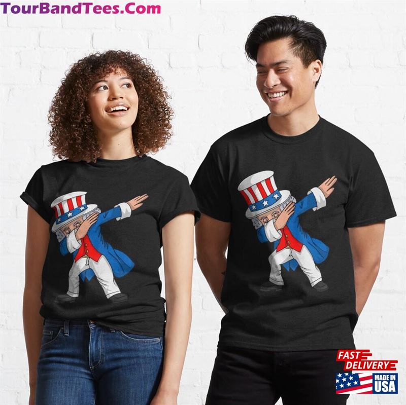 Dancing Dance 4Th Of July Boys Girls Kids Dabbing Uncle Sam Classic T-Shirt Unisex Hoodie 29Uf167865 – Utopia Fashion