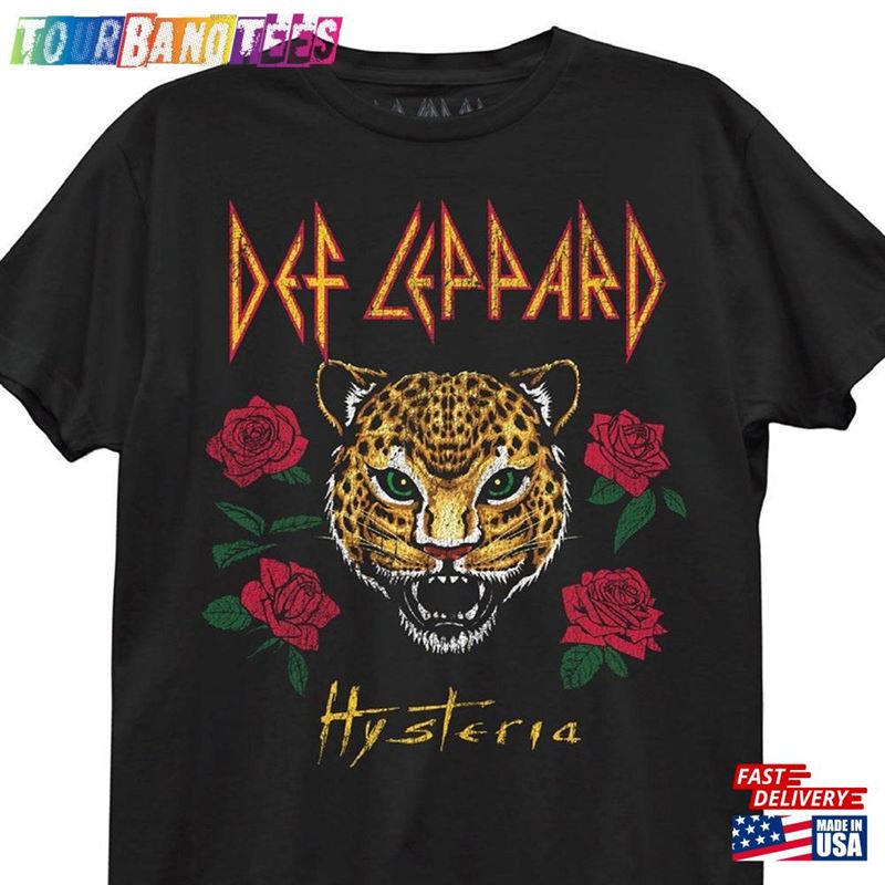 Def Leppard Hysteria Best Boyfriend T-Shirt (Def0214J1081) Album 1980S Music Classic Sweatshirt 29Uf173910 – Utopia Fashion