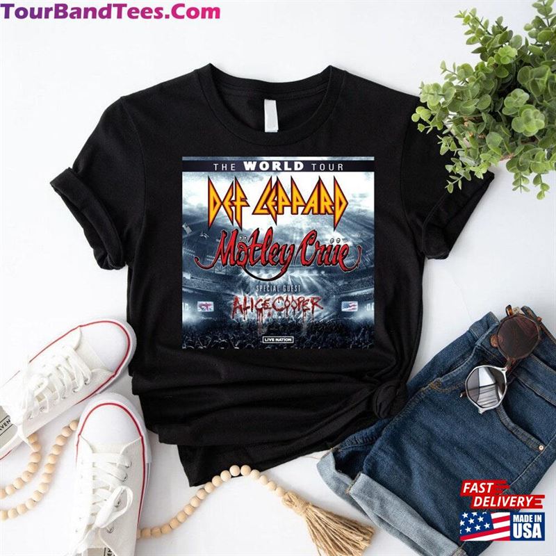 Def Leppard Motley Crue Tour T Shirt Wourld Hoodie Sweatshirt 29Uf169005 – Utopia Fashion