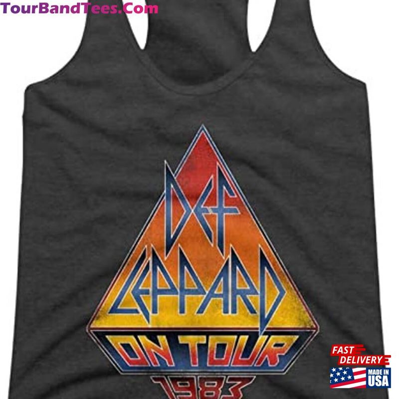 Def Leppard On Tour’83 Dark Heather Junior Women Unisex Classic 29Uf165238 – Utopia Fashion