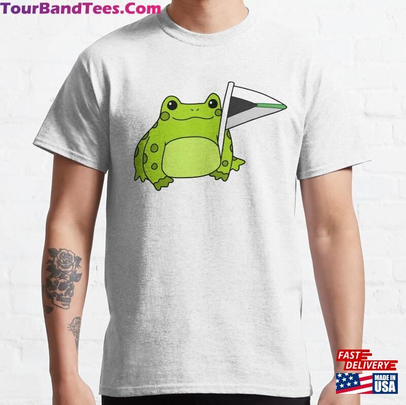 Demiromantic Pride Frog Classic T-Shirt Sweatshirt Unisex 29Uf172148 – Utopia Fashion