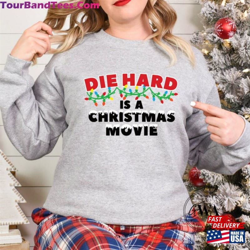 Die Hard Is A Christmas Movie Santa Merry Hoodie Sweatshirt 29Uf172054 – Utopia Fashion